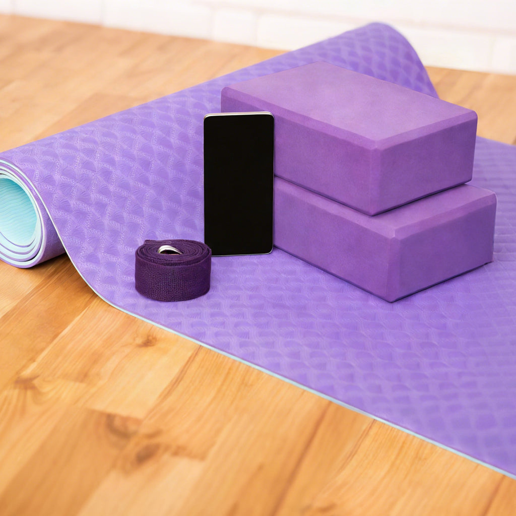 Lot de 2 Blocs de Yoga en Mousse - Fitness & Stretching